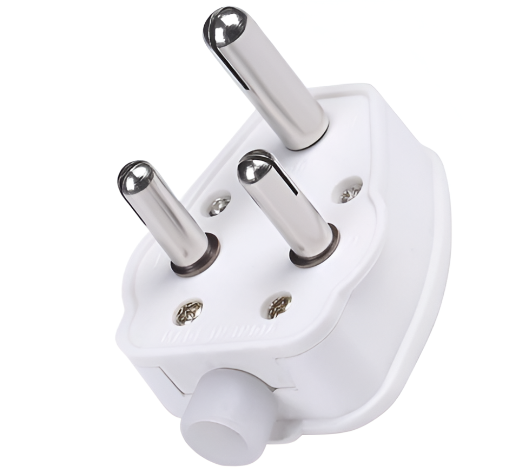 16-amp-white-three-pin-electric-plug-fotor-bg-remover-20250902205224 (1) LIGHT PLUG SHO CHENI - Image 1