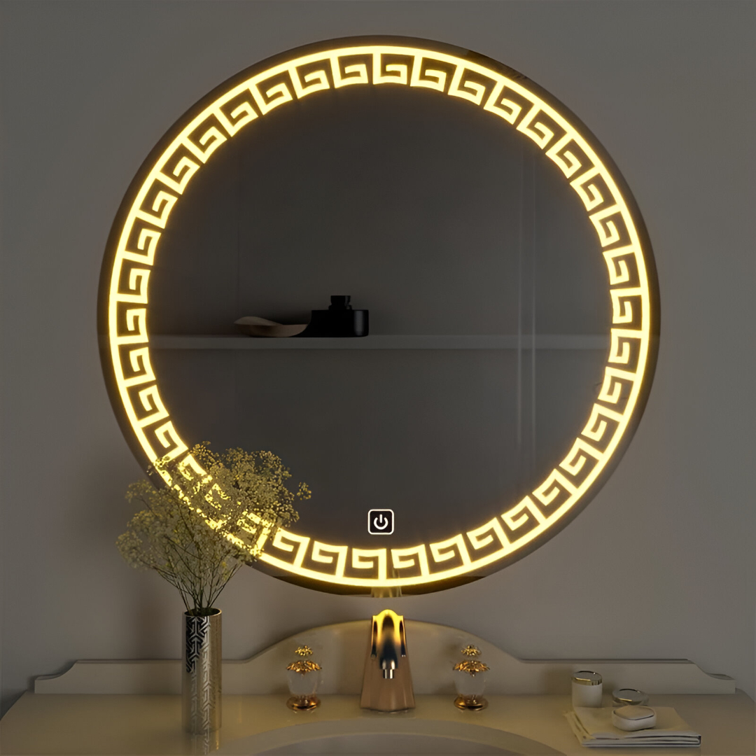 51ivj1OVQVL LED MIRROR 3IN1 ROUND 2X2FT - Image 1