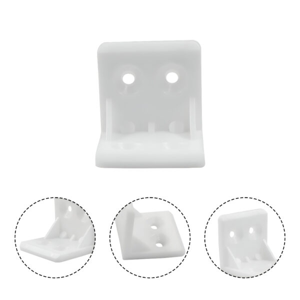 L BRACKET PLASTIC 1"