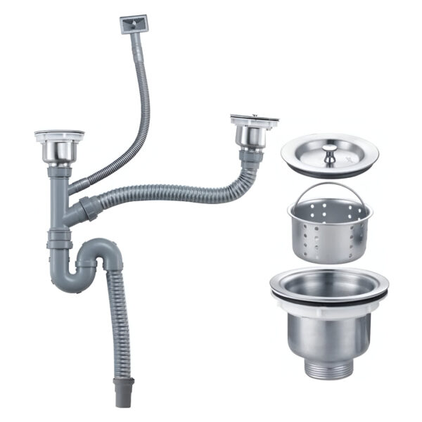 WASTE PIPE DOUBLE HAND MADE BOWL