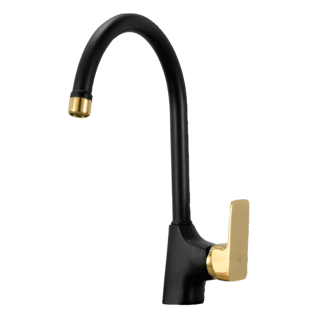 sink-bowl-mixer-ultra-matt-black-gold-item-2200-600x600-fotor-bg-remover-20251130224916 (1) FAISAL SINK BOWL MIXER ULTRA SINGLE LEVER BLACK GOLD 2200 - Image 1